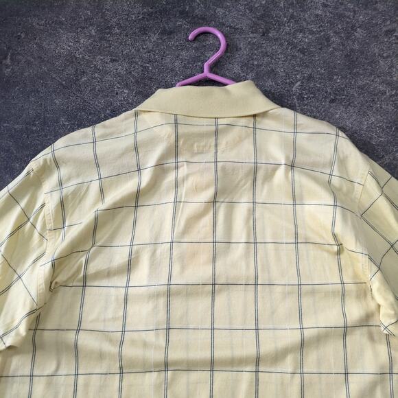 Jos. A. Bank Leadbetter Golf Polo Shirt Mens L Yellow Summer Outdoor Performance - Picture 4 of 7